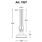 7327 FONDERIA Aldo Bernardi потолочный подвесной светильник