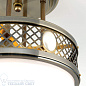 ALT WIEN Orion потолочный светильник DL 7-556/4/400 Patina/482 opal-glanzend латунь