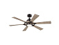 52" Gentry Lite Fan Anvil Iron люстра-вентилятор 300241AVI Kichler — фото 7
