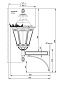 116214008 Roger Pradier Citadelle KR N°2 LED 35W 4000°K VERDIGRIS AFWERKING 008 Накладное бра — фото 1