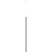 LOGIC R300 8.30 WB + BASE N Led Technology подвесной светильник сатиновое серебро + чёрный
