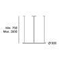 CF5K-00A9AZDU14 подвесной светильник Leds C4 Circular Outward ø900 Recessed белый — фото 1