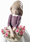 MAY FLOWERS GIRL Фарфоровый декоративный предмет Lladro 1009178