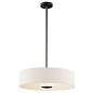 20" 3 Light Convertible Pendant Olde Bronze подвесной светильник 42121OZ Kichler — фото 1