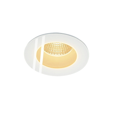 114441 SLV PATTA-F ROUND светильник IP65 встраиваемый LED 9W, 3000К, белый