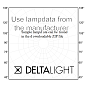 100015 0000 B-B Delta Light GRID Mini In Trimless 2 Hi Led встраиваемый точечный светильник — фото 2