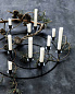 205340861 House Doctor Candle Light Therapy Подставка для свечей Ring L, черная — фото 2