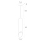 Точечный подвесной светильник Arte Lamp PILON-SILVER A1536SP-1WH — фото 3