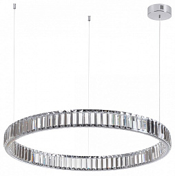 4930/45L Odeon Light Vekia подвесной светильник с двумя кольцами из хрусталя