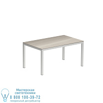 СТОЛ TABOELA 150X90CM + КЕРАМИЧЕСКАЯ СТОЛЕШНИЦА СЕРО-СЕРЫЙ Royal Botania