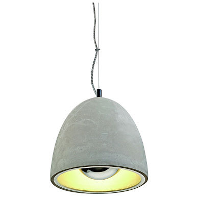 SOPRANA SOLID Pendelleuchte, PD-2, rund, E27, max. 60W, Beton, mit Reflektor SLV 155711
