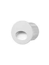 Sandy White Aluminium LED 3 Watt 170Lm 220-240 Volt 50Hz 3000K IP54 D: 7 H: 6.5 cm Cut Out: 5.5 cm