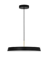 Matt Black Aluminium & Acrylic White Fabric Wire LED 37 Watt 220-240 Volt 2590Lm 3000K IP20 D: 50 H: 130 cm