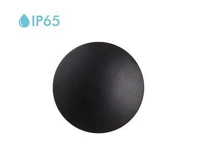 Уличный настенный светильник Kink Light Затмение черный d16 2400,19
