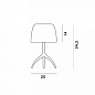 FN026021E_58D Foscarini Lumiere Nuances TL S дизайнерский настольный светильник из выдувного стекла нейтральный песочный — фото 3