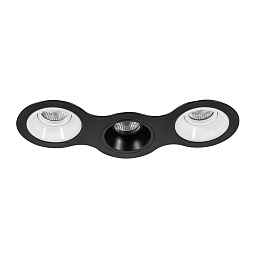 D697060706 Lightstar Domino встраиваемый светильник, 50Вт, белый;черный