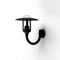 Newpark N° 1; Clear glass E27 105W; Dark black