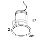 25213 9220 W-W Delta Light PARTOU IP Встраиваемый точечный светильник — фото 1