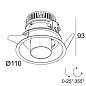 21929 9228 B Delta Light VARO L AC OK Встроенный точечный светильник — фото 1