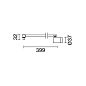 QX07 Palco Low Voltage iGuzzini Palco LV spotlight Ø 37 - horizontal rod - flood beam — фото 1