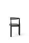 41811ELPL080 New Works Bukowski Chair, Black / Pur lin LI 419 80 — фото 5
