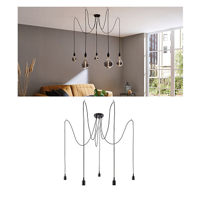 подвесной светильник с множественными подвесами