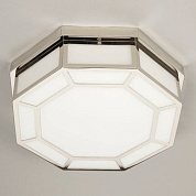 CL0233.NI.EU Catskill Flush Ceiling Light, Nickel, LED