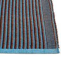 Tapis 80×200 см, каштановый с синим