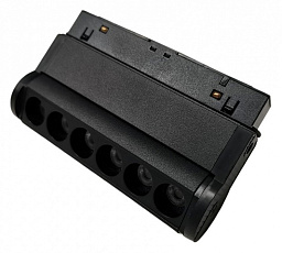 WTG.O20.607.30.06 Wertmark Wtg 48V 23mm магнитный трековый светильник линейного типа 6Вт черного цвета для магнитного трека 48V