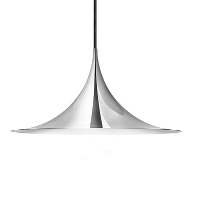 10015229 GUBI The Semi Collection Полуподвесной светильник Ø 30 см, хром