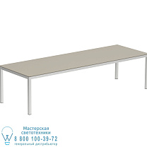 СТОЛ TABOELA 300X100CM SS С КЕРАМИЧЕСКОЙ ВЕРХНЕЙ ЧАСТЬЮ ЖЕМЧУЖНО-СЕРЫЙ Royal Botania