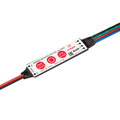 031606 Arlight Контроллер SMART-MINI-RGB (12-24V, 3x1.5A)