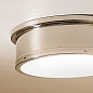 Serca 18" 3 Light Flush Mount Polished Nickel  потолочный светильник 52541PN Kichler — фото 1
