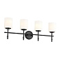Ali 11.25" 4 Light Vanity Black настенный светильник 55143BK Kichler — фото 6