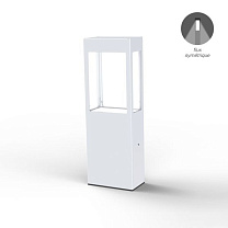 Tetra N° 2; Clear polycarbonate Built-in LED 2700°K warm white SYM 12W; White