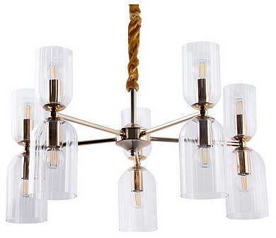 A1623LM-10GO Arte Lamp Charm подвесная люстра 40W