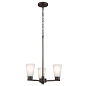 Stamos 18" 3 Light Chandelier Olde Bronze люстра 52435OZ Kichler — фото 4