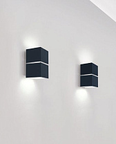 DARMA DARMA APPLIQUE 2x8,5W 220V TITANIO- BIANCO 2700K