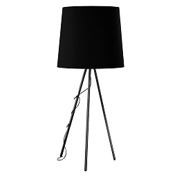 2270/XG/NE/NE Martinelli Luce EVA торшер с чёрным абажуром и устойчивым штативом