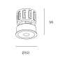 In 56mm 7W Leds C4 модуль световой — фото 1
