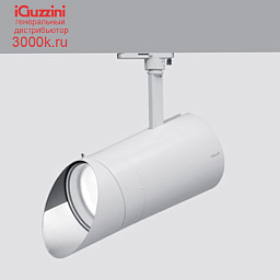 P248 iGuzzini Palco трековый прожектор белый с поворотным корпусом для трехфазного шинопровода EUTRAC