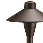 12V 6.75" Path Light Textured Architectural Bronze светильник-столбик для дорожек 15478AZT Kichler