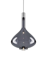 SKY-FALL GLASS ø 36CM GLOSSY SMOKE