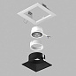 D51607WMOD Lightstar Domino встраиваемый светильник 50W — фото 2