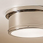 Serca 14.25" 2 Light Mount Polished Nickel потолочный светильник 52540PN Kichler — фото 1