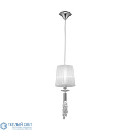 3861 Mantra Tiffany подвесной светильник с конусным стеклянным плафоном на декоративной цепи