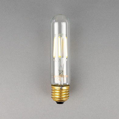 лампа светодиодная трубчатая с прозрачным цилиндрическим корпусом
