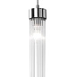 Kolarz Raggio 6009.30150 подвесной светильник сусальное серебро прозрачный ø6.5cm высота 28cm макс. высота 200cm 1 лампа e14 — фото 2