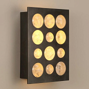 WA0111.BZ.EU Hoxton Rock Crystal Wall Light, Bronze, 2D lamp