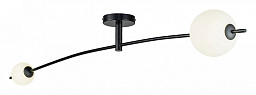 LSP-7207 Lussole Hart потолочный светильник с двумя дисковыми рассеивателями на длинной штанге